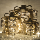 PerfectLED Kerstfiguur cadeaus | 17, 23 en 30 cm (LED, 3 stuks, Timer, Binnen/Buiten) AMZ105420 K150303865 - 3