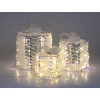 PerfectLED Kerstfiguur cadeaus | PerfectLED | 17, 23 en 30 centimeter (Led, 3 stuks, Timer, Binnen, Multicolor) AMZ112490 K151000784