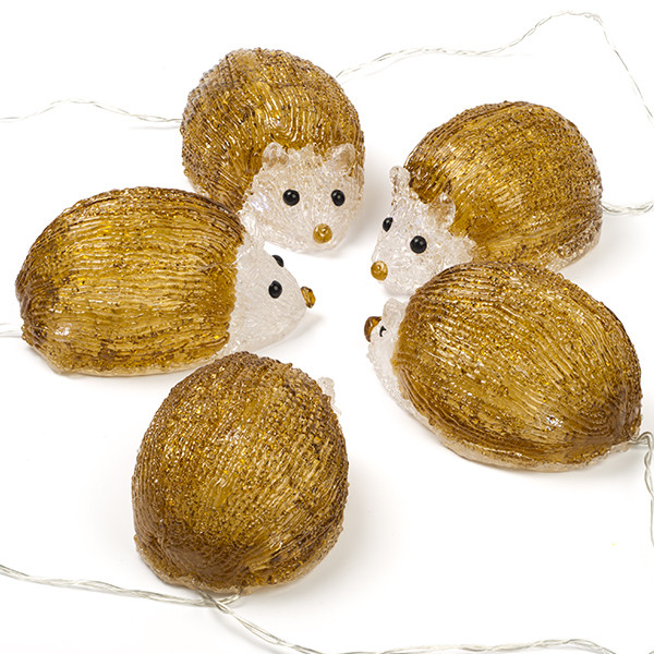 PerfectLED Kerstfiguur egel | PerfectLED | 5 stuks (Kerstslinger, Acryl, Timer, Binnen/Buiten) AGX000130 K151000769 - 5