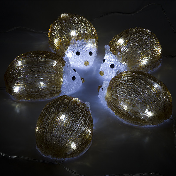PerfectLED Kerstfiguur egel | PerfectLED | 5 stuks (Kerstslinger, Acryl, Timer, Binnen/Buiten) AGX000130 K151000769 - 4