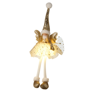 PerfectLED Kerstfiguur engel | PerfectLED | 22 x 16 x 60 centimeter (Led, Wit, Kunststof, Batterijen, Binnen) AMA000520 K151001035