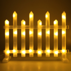 PerfectLED Kerstfiguur hekje | PerfectLED | 35.6 x 24.4 cm | 8 stuks (Led, Timer, Warm wit, Binnen/Buiten) AVX000020 K151001030 - 1