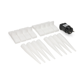 PerfectLED Kerstfiguur hekje | PerfectLED | 35.6 x 24.4 cm | 8 stuks (Led, Timer, Warm wit, Binnen/Buiten) AVX000020 K151001030 - 2