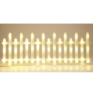 PerfectLED Kerstfiguur hekje | PerfectLED | 8 stuks (Led, Timer, Warm wit, Binnen/Buiten) AVX000020 K151001030