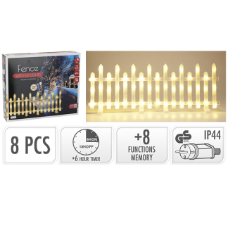 PerfectLED Kerstfiguur hekje | PerfectLED | 8 stuks (Led, Timer, Warm wit, Binnen/Buiten) AVX000020 K151001030 - 2