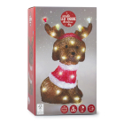 PerfectLED Kerstfiguur hond met gewei | PerfectLED | 22 x 15.5 x 35 cm (Acryl, Timer, Binnen/Buiten) AMC000020 K151000771 - 4