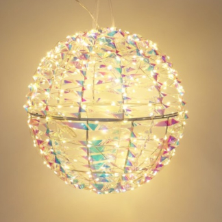 PerfectLED Kerstfiguur kerstbal | PerfectLED | Ø 30 centimeter  (Timer, Warm wit, Kunststof/ijzer, Binnen/Buiten, Multicolor) AMZ112585 K151000787 - 1