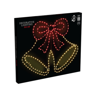 PerfectLED Kerstfiguur kerstbel| PerfectLED | 60.5 x 51.5 cm (223 leds, Netstroom, Timer, Binnen/Buiten) AXT110110 K151002252 - 2