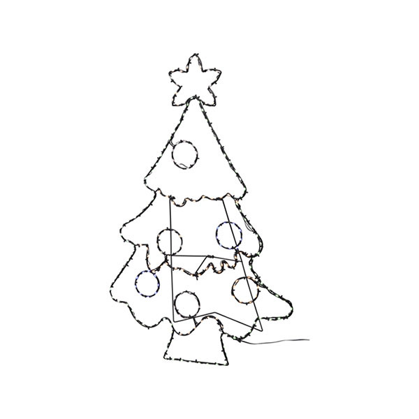 PerfectLED Kerstfiguur kerstboom | PerfectLED | 52 x 79.5 cm (205 leds, Netstroom, Timer, Binnen/Buiten) AXT110050 K151002251 - 1