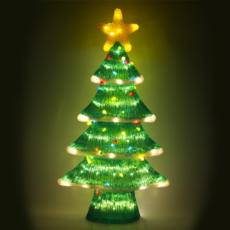 PerfectLED Kerstfiguur kerstboom | PerfectLED | 56 x 15 x 102 centimeter (Acryl, Timer, Helder wit, Binnen/Buiten) AMC000140 K151000773 - 2