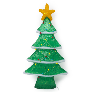 PerfectLED Kerstfiguur kerstboom | PerfectLED | 56 x 15 x 102 centimeter (Acryl, Timer, Helder wit, Binnen/Buiten) AMC000140 K151000773 - 3