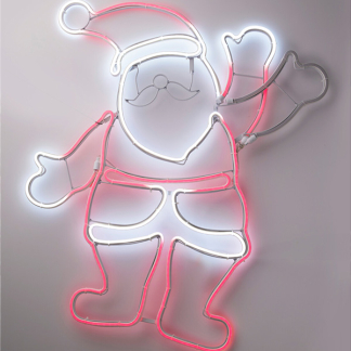 PerfectLED Kerstfiguur kerstman | PerfectLED | 55 x 61 cm (Bewegend licht, 509 leds, Netstroom, Timer, Binnen/Buiten) AXD200020 K151001028