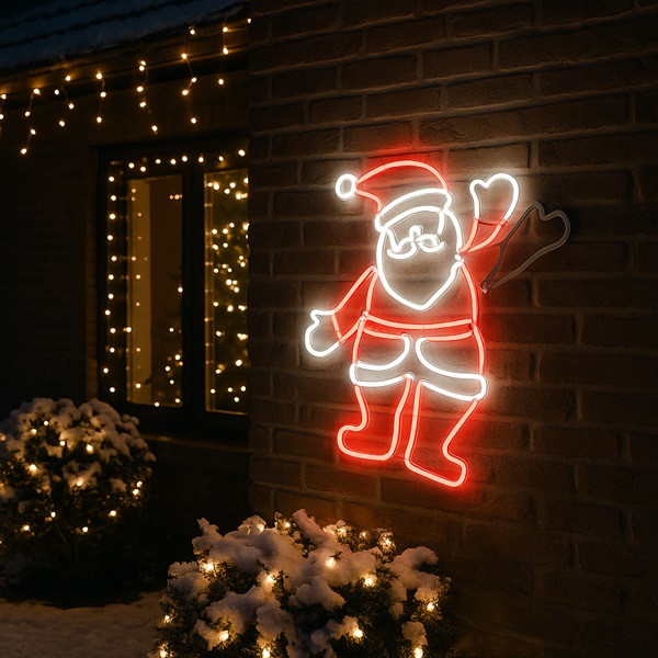 PerfectLED Kerstfiguur kerstman | PerfectLED | 55 x 61 cm (Bewegend licht, 509 leds, Netstroom, Timer, Binnen/Buiten) AXD200020 K151001028 - 4