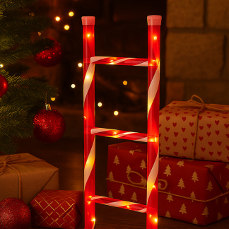 PerfectLED Kerstfiguur ladder | PerfectLED | 50 x 18 cm (Led, Timer, Binnen) XX8450220 K151001002 - 2