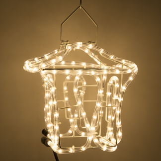 PerfectLED Kerstfiguur lantaarn | 22 x 25 cm (144 lampjes, Binnen/Buiten) XX8115700 K150303789 - 