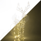 Kerstfiguur rendier | 80 centimeter (80 LEDs, Binnen/Buiten)