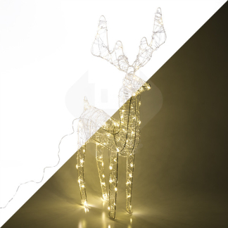 PerfectLED Kerstfiguur rendier | 80 cm (80 LEDs, Binnen/Buiten) AX8106590 K150302753 - 