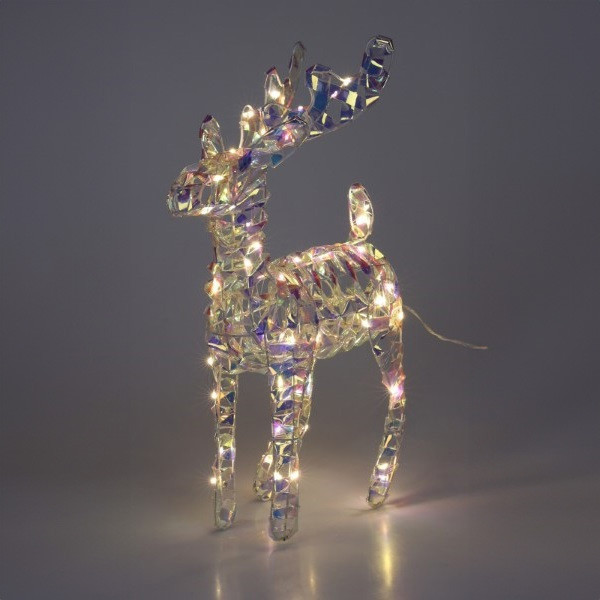 PerfectLED Kerstfiguur rendier | PerfectLED | 24 x 8 x 37 centimeter (Timer, Warm wit, Kunststof/ijzer, Binnen/Buiten, Iriserend) AMZ112430 K151000782 - 1
