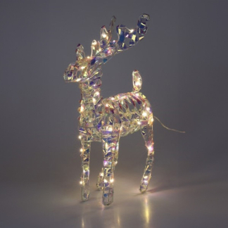 PerfectLED Kerstfiguur rendier | PerfectLED | 24 x 8 x 37 centimeter (Timer, Warm wit, Kunststof/ijzer, Binnen/Buiten, Iriserend) AMZ112430 K151000782