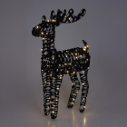 PerfectLED Kerstfiguur rendier | PerfectLED | 36 x 14 x 60 centimeter (Timer, Warm wit, Kunststof/ijzer, Binnen/Buiten, Zwart) AMZ112640 K151000789 - 1