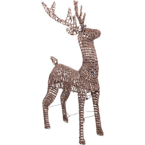 PerfectLED Kerstfiguur rendier | PerfectLED | 52 × 22 × 80 cm (600 leds, Timer, Warm wit, Kunststof/ijzer, Binnen/Buiten) AMZ202240 K151002185 - 1