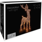 PerfectLED Kerstfiguur rendier | PerfectLED | 52 × 22 × 80 cm (600 leds, Timer, Warm wit, Kunststof/ijzer, Binnen/Buiten) AMZ202240 K151002185 - 2