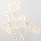 PerfectLED Kerstfiguur rendier | PerfectLED | 54 x 59 cm (Bewegend licht, 343 leds, Netstroom, Timer, Binnen/Buiten) AXD200000 K151001027 - 1