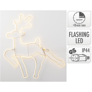 PerfectLED Kerstfiguur rendier | PerfectLED | 54 x 59 cm (Bewegend licht, 343 leds, Netstroom, Timer, Binnen/Buiten) AXD200000 K151001027 - 4