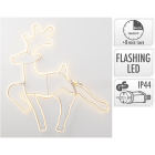 PerfectLED Kerstfiguur rendier | PerfectLED | 54 x 59 cm (Bewegend licht, 343 leds, Netstroom, Timer, Binnen/Buiten) AXD200000 K151001027 - 4