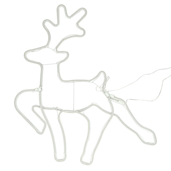 PerfectLED Kerstfiguur rendier | PerfectLED | 54 x 59 cm (Bewegend licht, 343 leds, Netstroom, Timer, Binnen/Buiten) AXD200000 K151001027 - 1
