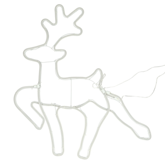 PerfectLED Kerstfiguur rendier | PerfectLED | 54 x 59 cm (Bewegend licht, 343 leds, Netstroom, Timer, Binnen/Buiten) AXD200000 K151001027
