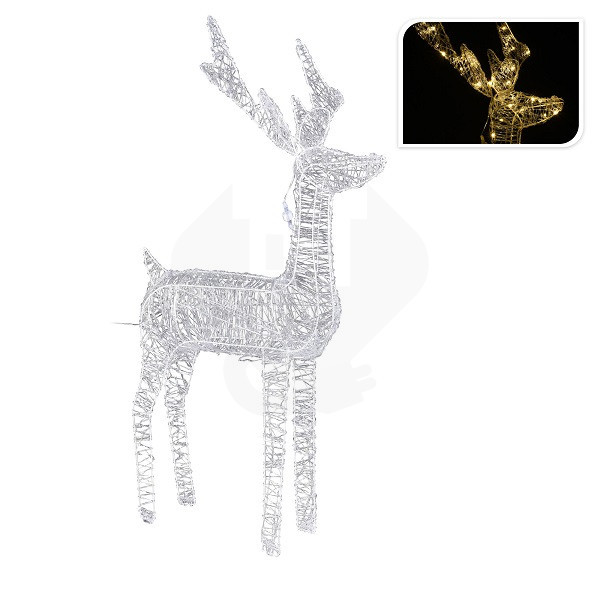PerfectLED Kerstfiguur rendier | PerfectLED | 80 cm (80 leds, Binnen/Buiten) AX8106590 K150302753 - 2