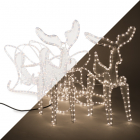 PerfectLED Kerstfiguur rendier met slee | 62 centimeter (756 LEDs, Binnen/Buiten) AXS100050 K151000382 PerfectLED Kerstfiguur rendier met slee | 62 centimeter (756 LEDs, Binnen/Buiten) AXS100050 K151000382