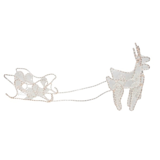PerfectLED Kerstfiguur rendier met slee | 62 cm (756 leds, Binnen/Buiten) AXS100050 K151000382 - 2