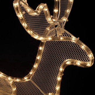 PerfectLED Kerstfiguur rendier met slee | 62 cm (756 leds, Binnen/Buiten) AXS100050 K151000382 - 3