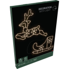 PerfectLED Kerstfiguur rendier met slee | PerfectLED | 130 x 51 cm (180 leds, Timer, Binnen/Buiten) AVX101100 K151002205 - 4