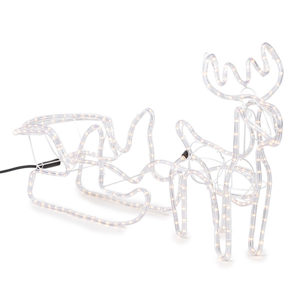 PerfectLED Kerstfiguur rendier met slee | PerfectLED | 44 centimeter (324 leds, Binnen/Buiten) AXS100000 K150302763 - 2