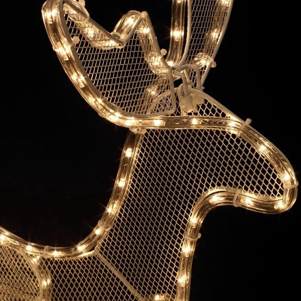 PerfectLED Kerstfiguur rendier met slee | PerfectLED | 62 cm (756 leds, Binnen/Buiten) AXS100050 K151000382 - 3