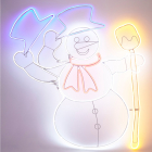 PerfectLED Kerstfiguur sneeuwpop | PerfectLED | 76 x 83 cm (Bewegend licht, 813 leds, Netstroom, Timer, Binnen/Buiten) AXD200050 K151001029 - 1
