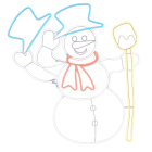 PerfectLED Kerstfiguur sneeuwpop | PerfectLED | 76 x 83 cm (Bewegend licht, 813 leds, Netstroom, Timer, Binnen/Buiten) AXD200050 K151001029 - 2