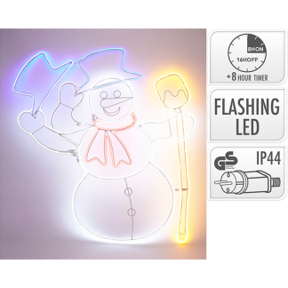 PerfectLED Kerstfiguur sneeuwpop | PerfectLED | 76 x 83 cm (Bewegend licht, 813 leds, Netstroom, Timer, Binnen/Buiten) AXD200050 K151001029 - 4