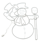 PerfectLED Kerstfiguur sneeuwpop | PerfectLED | 76 x 83 cm (Bewegend licht, 813 leds, Netstroom, Timer, Binnen/Buiten) AXD200050 K151001029 - 2