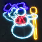 PerfectLED Kerstfiguur sneeuwpop | PerfectLED | 76 x 83 cm (Bewegend licht, 813 leds, Netstroom, Timer, Binnen/Buiten) AXD200050 K151001029 - 3