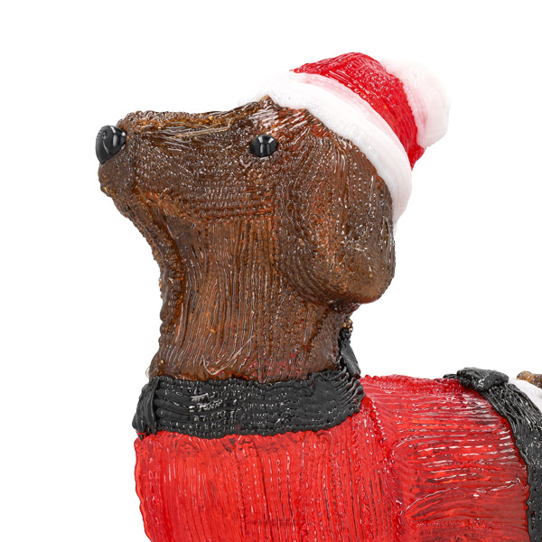 PerfectLED Kerstfiguur teckel | PerfectLED | 38 x 14.5 x 40.5 cm (Led, Acryl, Binnen/Buiten) AGX100020 K151001032 - 2