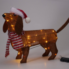 PerfectLED Kerstfiguur teckel | PerfectLED | 70 x 14 x 43 cm (40 leds, Warm wit, Batterijen, Binnen/Buiten) AMZ130090 K151001026 - 4