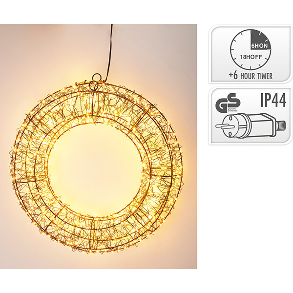 PerfectLED Kerstkrans | PerfectLED | Ø 38 cm (350 leds, Timer, Binnen/Buiten) AMZ141220 K151001016 - 7