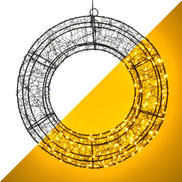 PerfectLED Kerstkrans | PerfectLED | Ø 38 cm (350 leds, Timer, Binnen/Buiten) AMZ141220 K151001016 - 1