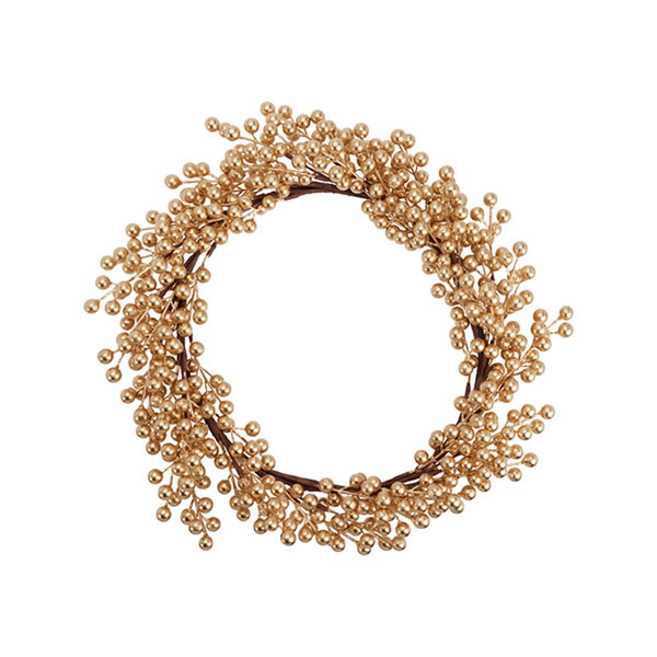 PerfectLED Kerstkrans | PerfectLED | Ø 50 cm (Decoratie, Kunststof, Goud) MT1001420 K151002261 - 1