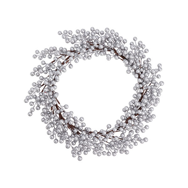 PerfectLED Kerstkrans | PerfectLED | Ø 50 cm (Decoratie, Kunststof, Zilver) MT1001430 K151002262 - 1