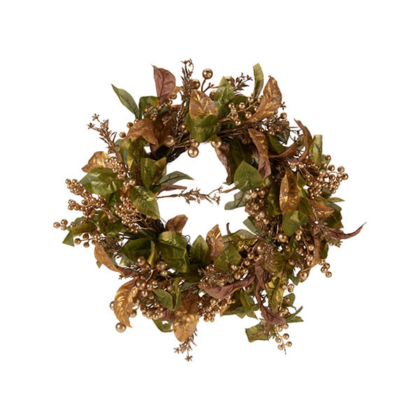 PerfectLED Kerstkrans | PerfectLED | Ø 60 cm (Decoratie, Kunststof, Goud) YLY000070 K151002271 - 1